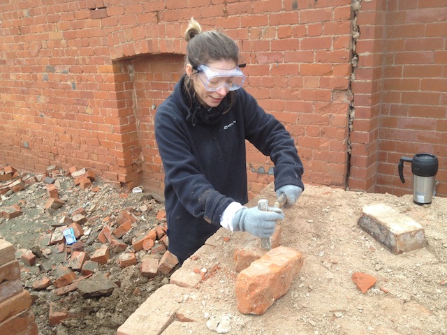 Getting stuck in!